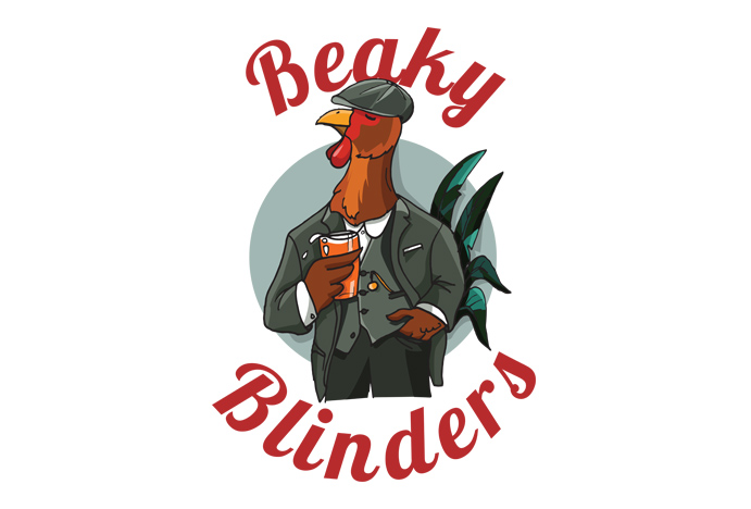 'Beaky Blinders' Laycock Cider T-Shirt - white